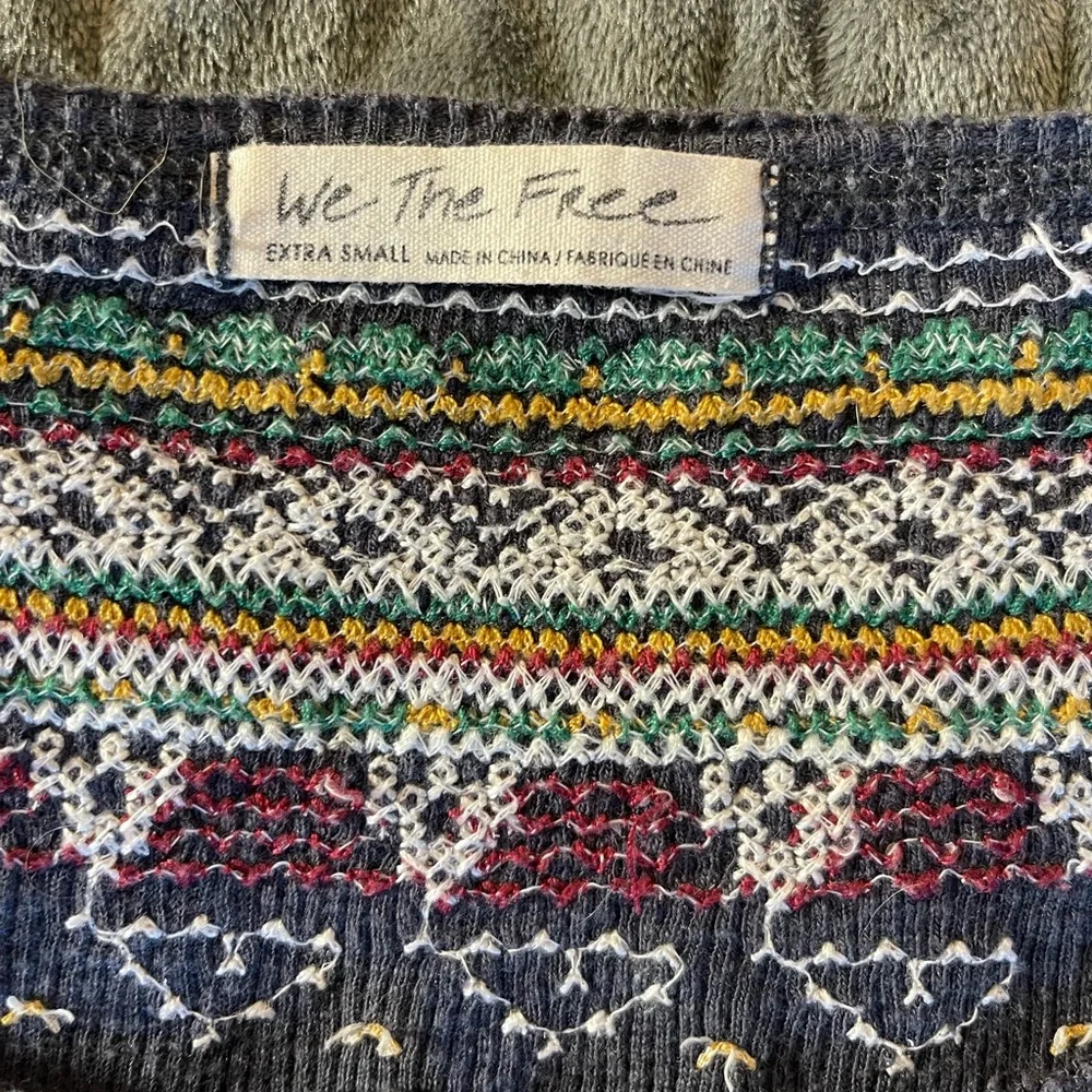 Navy Free People Long sleeve cozy